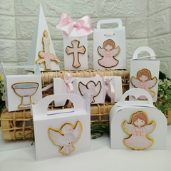 Imagem do Kit de Caixinhas Personalizadas para Batizado Menina
