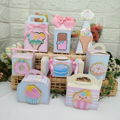 Kit Festa com Caixinhas Personalizadas tema Confeitaria - loja online