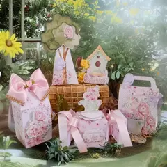 Kit de Caixinhas Personalizadas para Lembrancinha festa Jardim Encantado - loja online