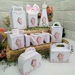 Kit de Personalizados para Festa Infantil tema Borboleta Luxo - Atelie Cor de Flor