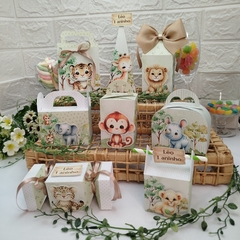 Kit de Caixinhas Personalizadas para Lembrancinhas tema Safari Infantil na internet