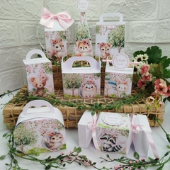 Kit de Caixinhas Personalizadas Festa Bichinhos do Bosque Encantado Menina na internet