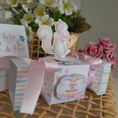 Kit de Caixinhas Personalizadas para Lembrancinhas tema Circo Rosa - loja online