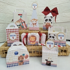 Kit de Caixinhas Personalizadas para Lembrancinhas tema Circo - Atelie Cor de Flor