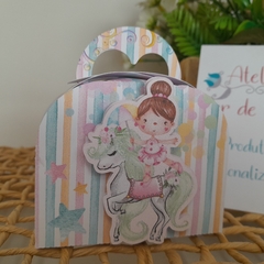 Imagem do Kit de Caixinhas Personalizadas para Lembrancinhas tema Circo Rosa