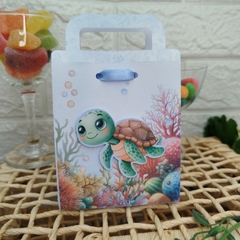 Imagem do Kit de Caixinhas Personalizadas Festa Infantil tema Fundo do Mar Menino