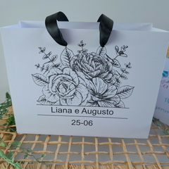 Sacola Personalizada para Convite de Padrinhos de Casamento - pacote c/ 10 unidades - comprar online