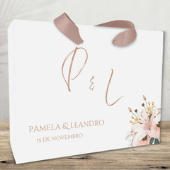 Sacolinha Personalizada para Casamento - pacote c/ 10 unidades - comprar online