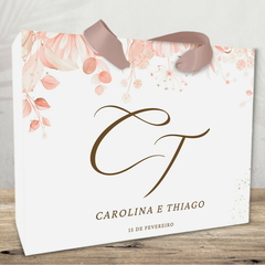 Sacolinha Personalizada para Casamento - pacote c/ 10 unidades - comprar online