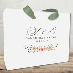 Sacolinha Personalizada para Casamento - pacote c/ 10 unidades - comprar online