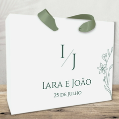Sacola Personalizada para Convite de Padrinhos de Casamento - pacote c/ 10 unidades) - comprar online