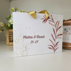 Imagem do Sacola Personalizada para Convite de Padrinhos de Casamento - pacote c/ 10 unidades