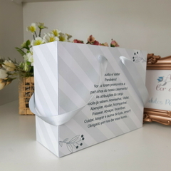 Sacola Personalizada para Convite de Padrinhos de Casamento - pacote c/ 10 unidades na internet