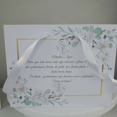 Sacola Personalizada para Convite de Padrinhos de Casamento - pacote c/ 10 unidades na internet