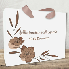 Sacola Personalizada para Padrinhos de Casamento - pacote c/ 10 unidades - comprar online