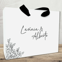 Sacola Personalizada para Padrinhos de Casamento - pacote c/ 10 unidades - comprar online