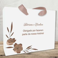 Sacola Personalizada para Padrinhos de Casamento - pacote c/ 10 unidades na internet