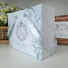 Imagem do Sacola Personalizada para Convite de Padrinhos de Casamento - pacote c/ 10 unidades