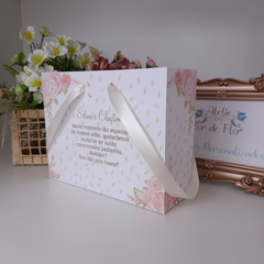 Imagem do Sacola Personalizada para Convite de Padrinhos de Casamento - pacote c/ 10 unidades