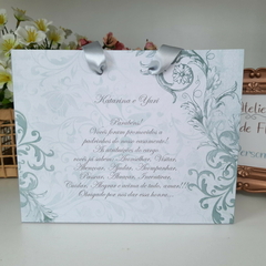 Sacola Personalizada para Convite de Padrinhos de Casamento - pacote c/ 10 unidades na internet