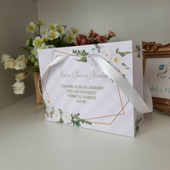Sacola Personalizada para Convite de Padrinhos de Casamento - pacote c/ 10 unidades na internet