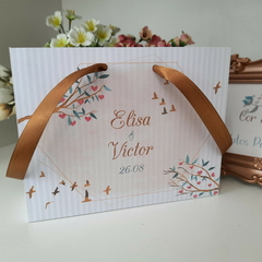 Sacola Personalizada para Convite de Padrinhos de Casamento - pacote c/ 10 unidades - comprar online