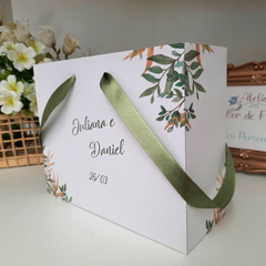 Sacola Personalizada para Convite de Padrinhos de Casamento - pacote c/ 10 unidades - loja online