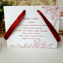 Sacola Personalizada para Convite de Padrinhos de Casamento - pacote c/ 10 unidades na internet