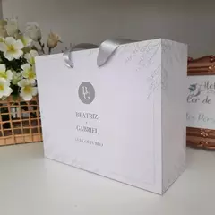 Sacola Personalizada para Convite de Padrinhos de Casamento - pacote c/ 10 unidades - loja online