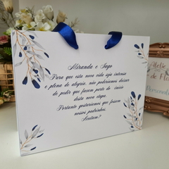 Sacola Personalizada para Convite de Padrinhos de Casamento - pacote c/ 10 unidades na internet