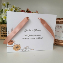 Sacola Personalizada para Convite de Padrinhos de Casamento - pacote c/ 10 unidades na internet