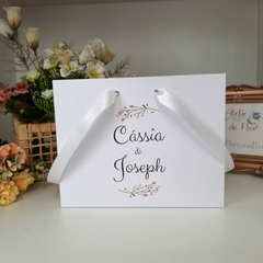 Sacola Personalizada para Convite de Padrinhos de Casamento - pacote c/ 10 unidades - loja online