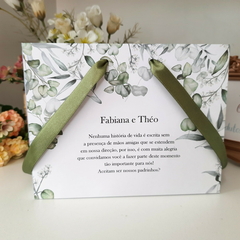 Sacola Personalizada para Convite de Padrinhos de Casamento - pacote c/ 10 unidades - comprar online