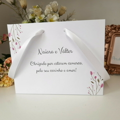 Sacola Personalizada para Convite de Padrinhos de Casamento - pacote c/ 10 unidades na internet