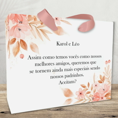 Sacola Personalizada para Padrinhos de Casamento - pacote c/ 10 unidades na internet