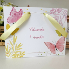 Sacolinha Personalizada tema Borboletas - pacote com 10 unidades - comprar online