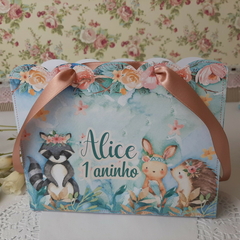 Sacolinha Personalizada tema Bichinhos do Bosque Encantado - pacote com 10 unidades - comprar online