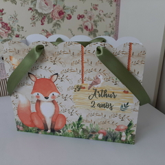Sacolinha Personalizada Bosque Encantado Raposinha - pacote com 10 unidades - comprar online