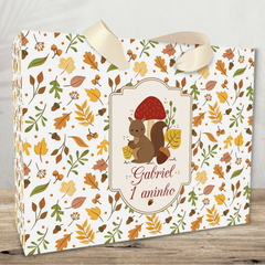 Sacolinha para Lembrancinhas tema Esquilo do Bosque - pacote com 10 unidades - comprar online
