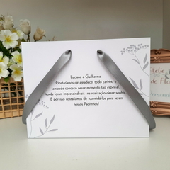 Sacola Personalizada para Convite de Padrinhos de Casamento - pacote c/ 10 unidades na internet