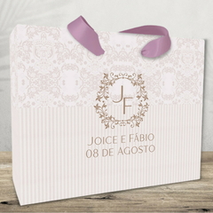 Sacolinha Personalizada para Padrinhos de Casamento - pacote c/ 10 unidades - comprar online