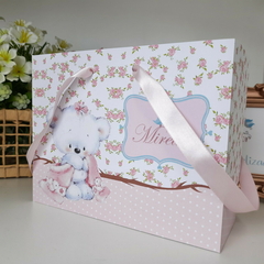 Sacola Personalizada para Lembrancinha tema Ursinha - pacote com 10 unidades na internet