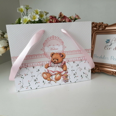 Sacola Personalizada para Lembrancinha de Festa tema Ursinha - pacote com 10 unidades - comprar online