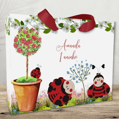 Sacolinha Personalizada para Lembrancinhas tema Joaninhas - pacote com 10 unidades - comprar online