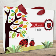 Sacolinha Personalizada para Lembrancinhas tema Joaninhas - pacote com 10 unidades - comprar online