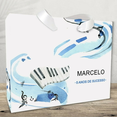 Sacola para Lembrancinha de festa Infantil tema Musica - pacote com 10 unidades - comprar online