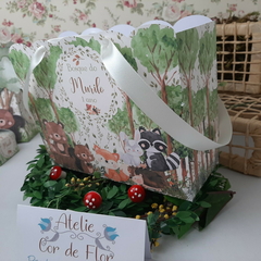 Sacolinha Personalizada Bosque Baby - pacote com 10 unidades - loja online