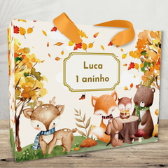 Sacolinha Personalizada tema Bichinhos do Bosque Encantado - pacote com 10 unidades - comprar online
