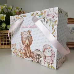 Sacolinha Personalizada Bichinhos do Bosque Encantado Menina - pacote com 10 unidades na internet