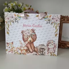 Sacolinha Personalizada Bichinhos do Bosque Encantado Menina - pacote com 10 unidades - comprar online